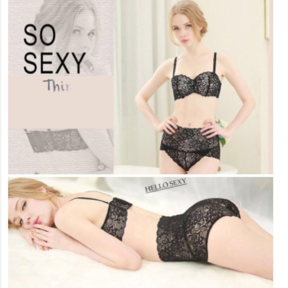 NEW High Waist Slender Lace Brief Panties - Picture 9 of 15